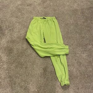 Pastel green Rosa Sweatpants from Brandy Melville